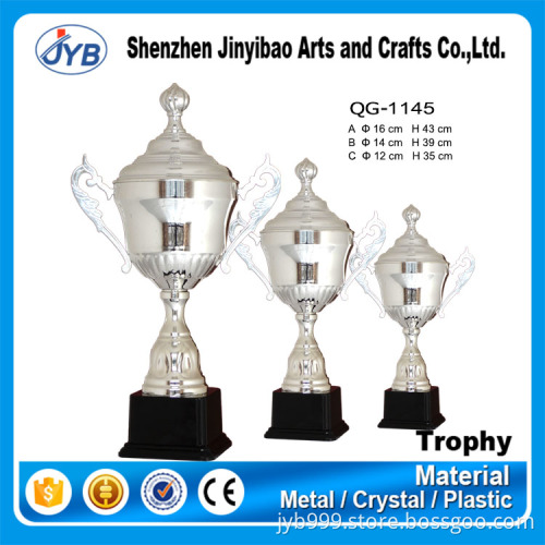 Golf trophy designs custom silver golf winner trophy with black base